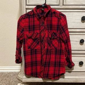 Red flannel shirt Forever 21
